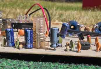 The new VCO coil (L1) to provide tuning to 30 MHz