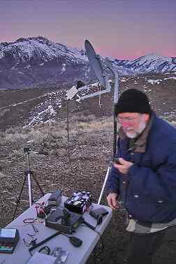 Another shot of Ron working Charlie on 10 Gig WFM.
